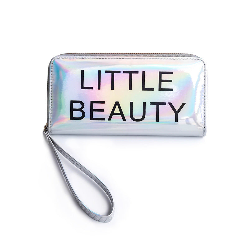 Wholesale PU Printed Letter Three Fold Wallet